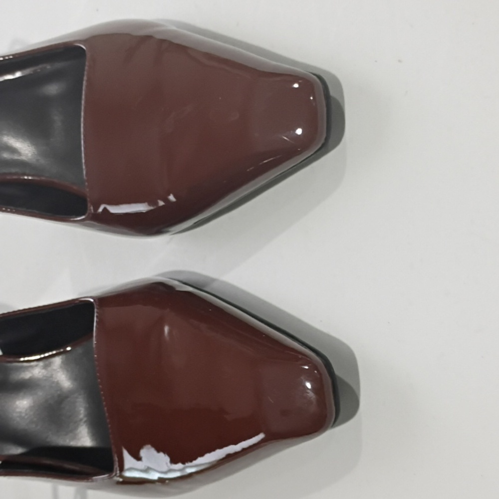 Iiimmu Chic Brown Slingback Heels Size 10 - Picture 6 of 14